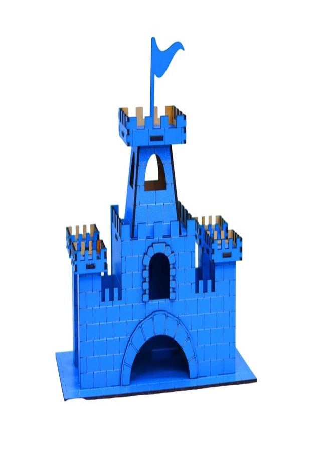 TRENDING HUT 3D Puzzle Home Decor, Construction Toy, Modeling Kit, School Project - Easy to Assemble MDF Toys. (3D Castle, 47, Count) - Image 1